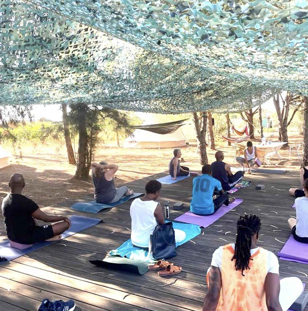 Glamping On Organic Yoga Farm With Natural Swimming Pool Near Beach Moncarapacho Exterior foto
