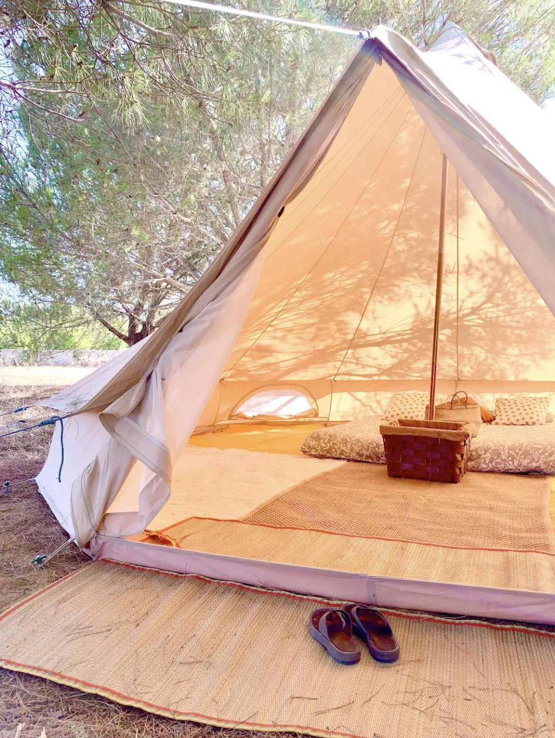 Glamping On Organic Yoga Farm With Natural Swimming Pool Near Beach Moncarapacho Exterior foto