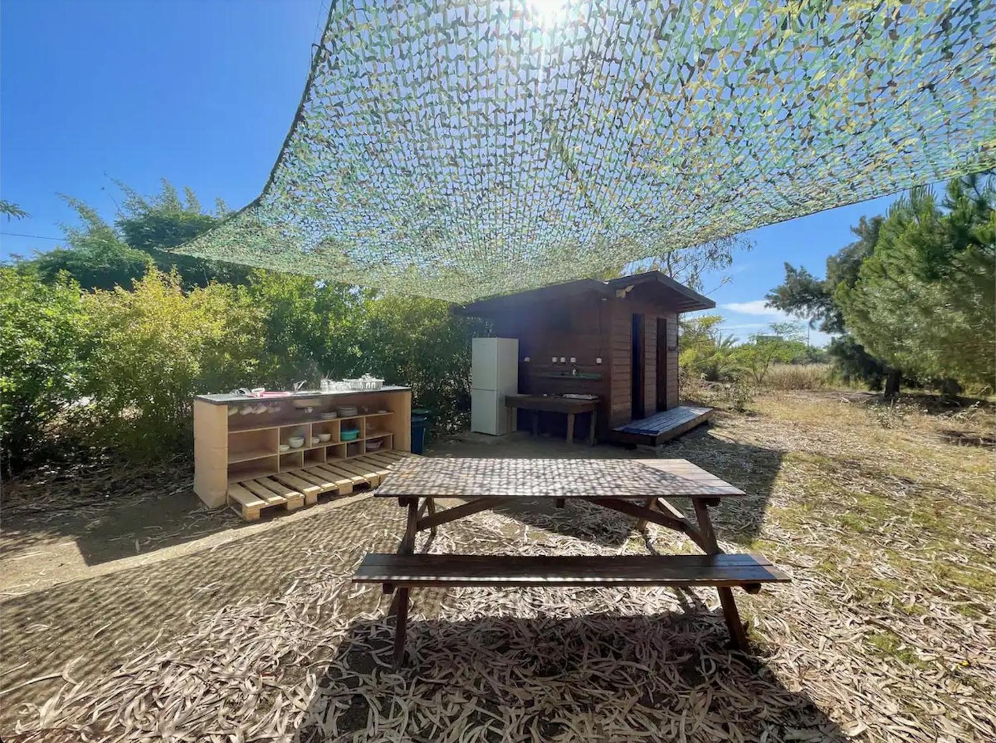 Glamping On Organic Yoga Farm With Natural Swimming Pool Near Beach Moncarapacho Exterior foto