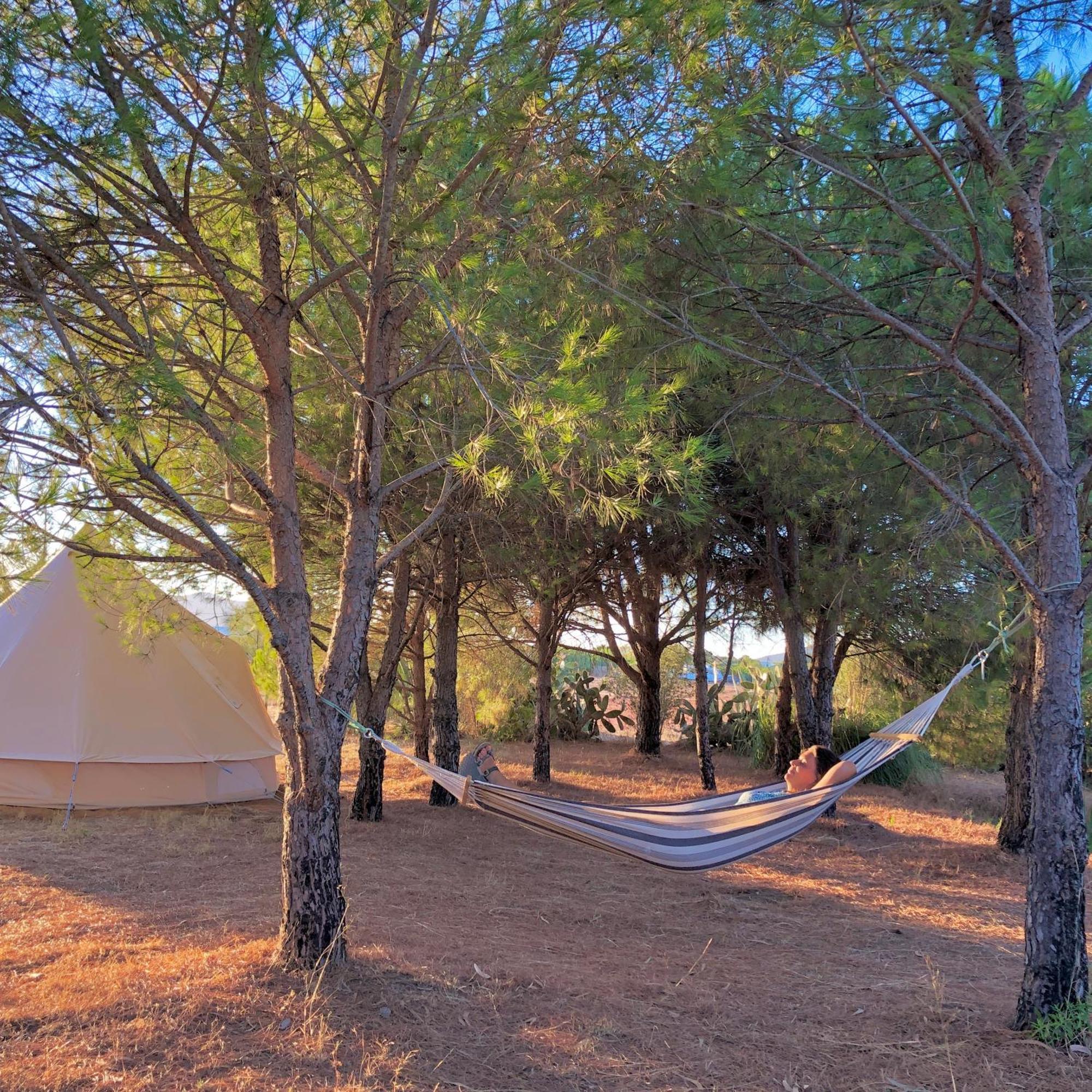 Glamping On Organic Yoga Farm With Natural Swimming Pool Near Beach Moncarapacho Exterior foto