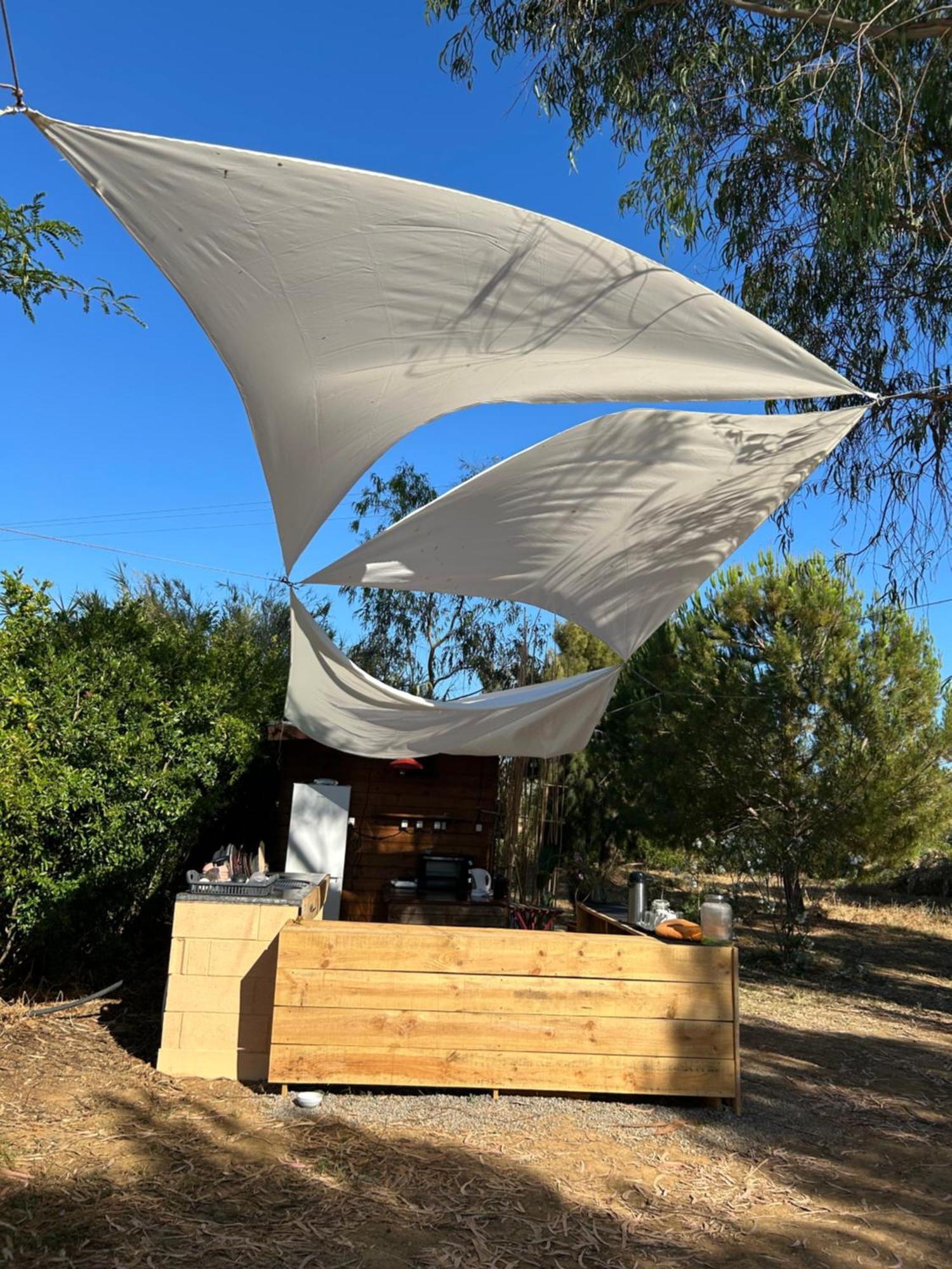 Glamping On Organic Yoga Farm With Natural Swimming Pool Near Beach Moncarapacho Exterior foto